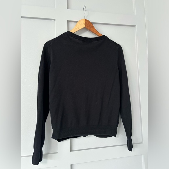 Joe Fresh Basic Black Button Down Cardigan - Picture 4 of 4